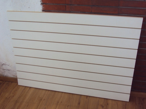 Panel Ranurado De 130 X 90  Color Blanco | Plakards