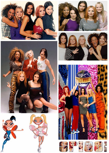 Spice Girls Planchas Foto Stickers Britney