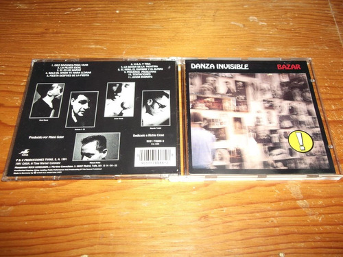 Danza Invisible - Bazar Cd Importado Ed 1991 Mdisk