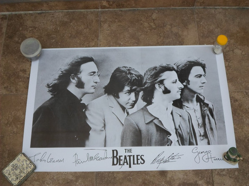 The Beatles Poster Banda Rock Poster Fisico