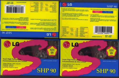 Cassettes LG Shp 90 Nuevos Y Sellados Valor C/u