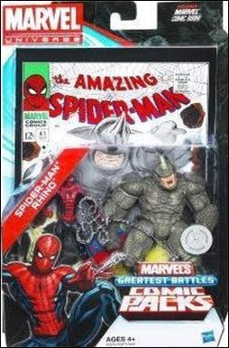 Marvel Universe Greatest Battles Spider Man & Rhino