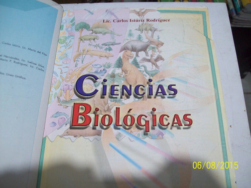 Libro De 4° Año: Ciencias Bilogicas-carlos Isturiz Rodriguez