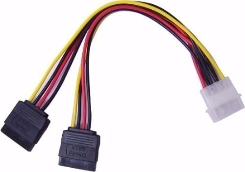 Cable De Power Sata Adaptador Molex A Sata