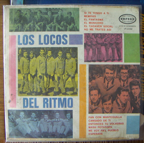 Rock Mex, Los Locos Del Ritmo, Lp 12´,