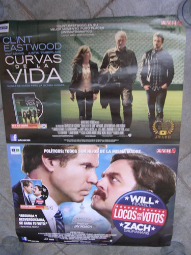 Poster Película Curvas De La Vida Y Locos X Votos Xcaballito