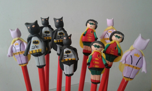 Lapiz Souvenirs Lego Batman Robin Batichica