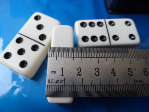 Estojo Dominó Jumbo Prof Marcador Peça Poliéster Largu 1,5cm
