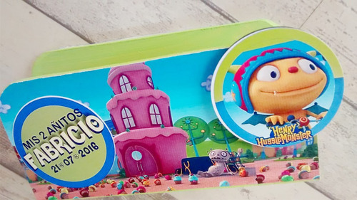Servilleteros Souvenirs Henry Monster Packs X 6 Unidades
