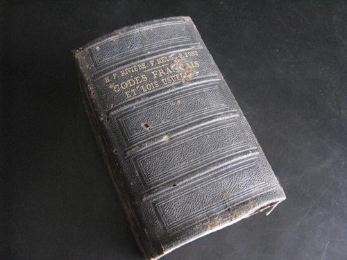 Mercurio Peruano: Libro Codigos  Franceses 1885 L138 Dh5eh