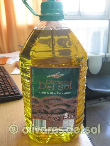 Aceite Oliva Extra Virgen Olivares Sol 5l No Mercado Envios 