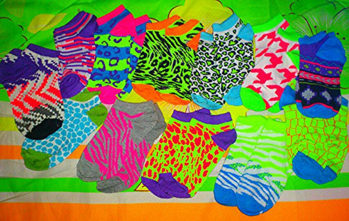 Medias Nirvana Originales Para Damas Colores Neón