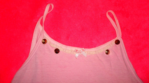 Musculosas Top Celeste Rosa Pastel Moño Y Tachas Chicas 90s