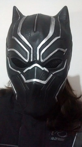 Máscara Pantera Negra - Cosplay - Importada - Látex