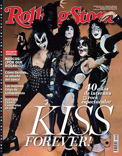 Revista Rolling Stone 194. Mayo 2014. Kiss