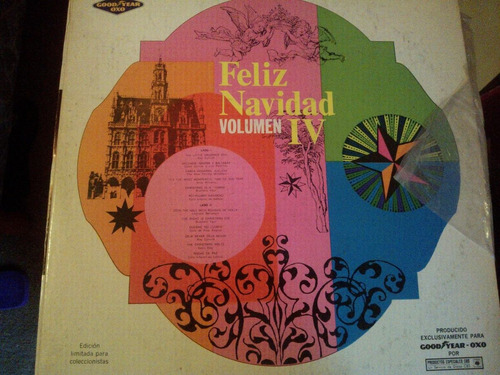 Disco Acetato De Feliz Navidad Vol.4