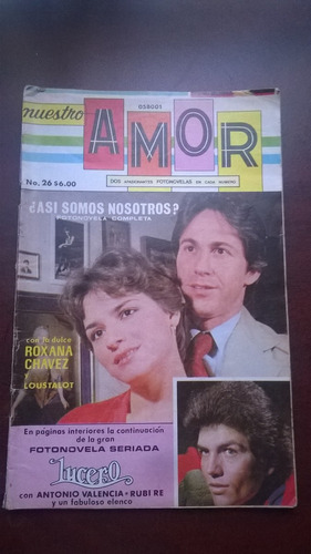 Roxana Chavez Y Loustalot En Fotonovela Nuestro Amor