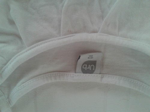 Musculosa Blanca Urb Talle 12