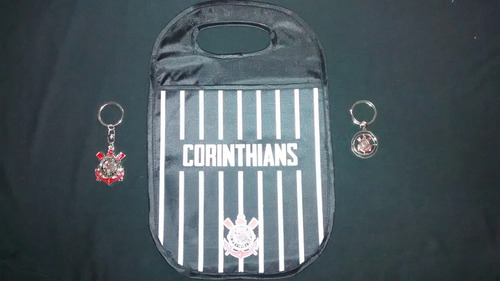 Corinthians (kit) - Chaveiro + Lixeira Para Carro