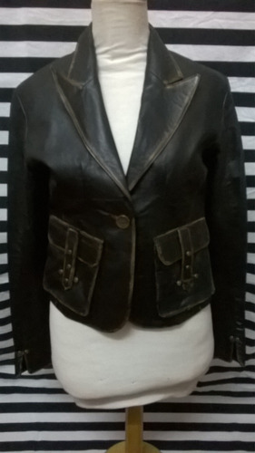 Campera De Cuero Italiana