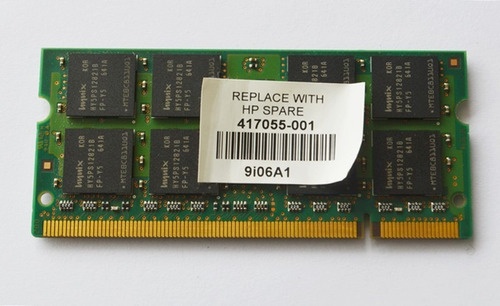 Memoria Ram Hynix 1gb 2rx8 Pc2-5300s Ddr2 Hymp512s64bp8-y5 (Usado)