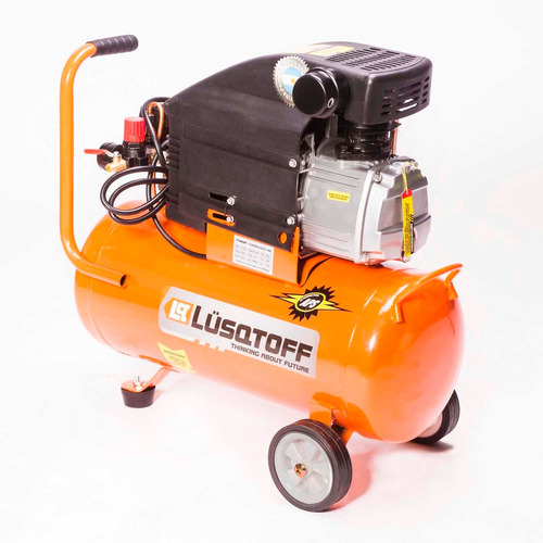 Compresor De Aire 2hp 25lts Lusqtoff Lc2025 C/kit 5 Piezas