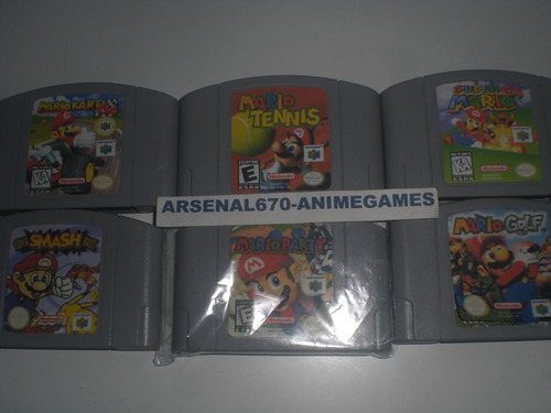 Imagen 6 de 10 de Nintendo 64 Paquete De 5 Juegos 4b Revisa La Descripcion N64