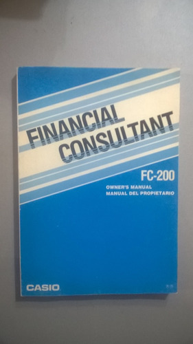 Financial Consultant. Manual Del Propietario