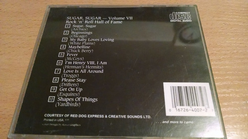 Rock And Roll, Hall Of Fame, Importado, Cd Album (Usado)