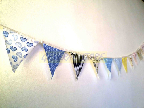 Banderines De Tela Para Decoración Niño O Niña Dormitorio