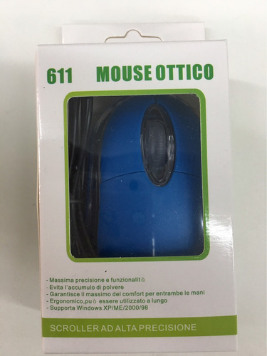 Mouse Para Notebook Óptico Usb Windows Knup 1200dpi Led Pc
