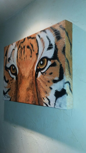 Tigres Pintura Al Óleo