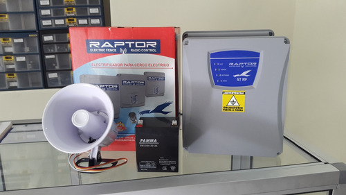 Electrificador Cerca Electrica Raptor + Sirena + Bateria