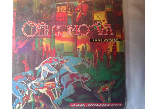 Lp Oye Como Va J&b Orchestra Maxi Italiano Vinilo Santana