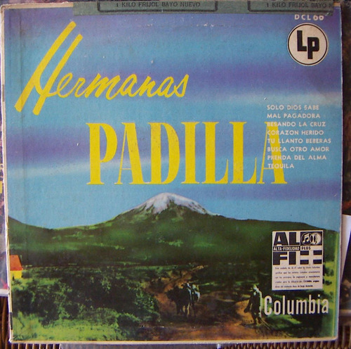 Bolero, Hermanas Padilla, Lp 10´, Eex