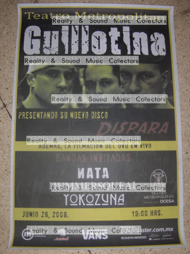 Guillotina Poster Presentacion Metropolitan 08 De Coleccion