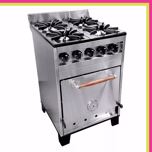 Cocina Industrial Eg 4 H 57 Cm Acero Inox Horno Pastelero