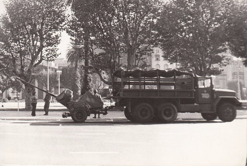 Argentina Peronismo Fotografia De Prensa Con Camion Militar