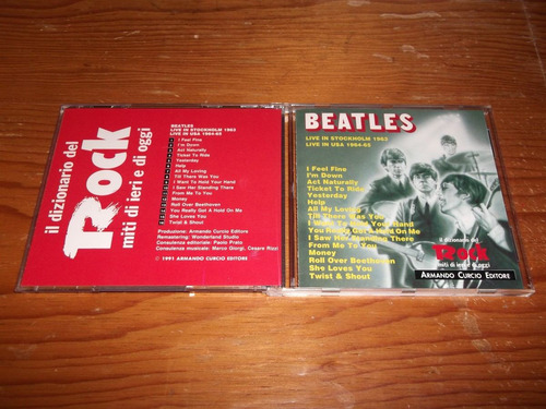 The Beatles Live In Stockholm Usa Cd Italiano Megararo Mdisk