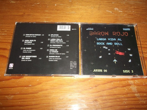 Baron Rojo - Larga Vida Al Rock And Roll Cd Imp 1991 Mdisk