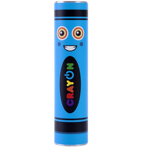 Cargador Portatil Para Celular Gadget Crayon Azul Power Bank