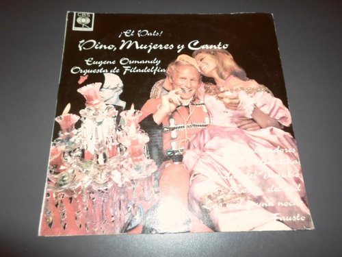 El Vals Vino Mujeres Y Canto - Eugene Ormandy * Vinilo