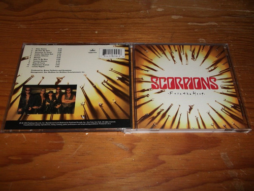 Scorpions - Face The Heat Cd Usa Ed 1993 Mdisk