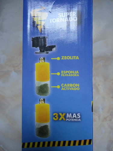 Filtro Supertornado 1100l/h Triple Filtración 200-350l Msi