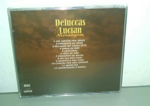Imagem 2 de 2 de Cd Original Lacrado Da Dupla Dellucas E Lucian Mensagem I