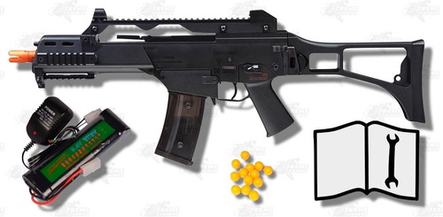 Marcadora Airsoft Electrica Hk G36 C Bbs 6mm Xtreme