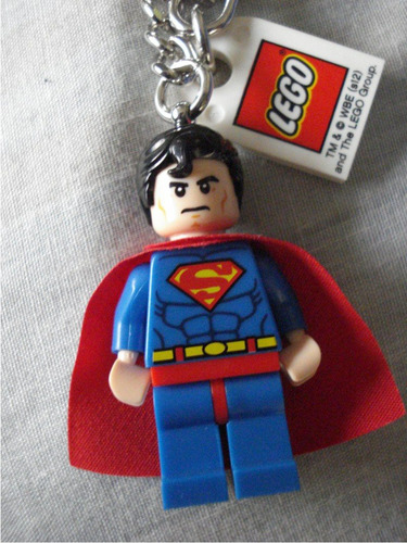 Superman Llavero De Lego