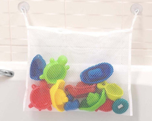 Red Bolsa Organizador De Juguetes Bebés Baño Bañadera Agua