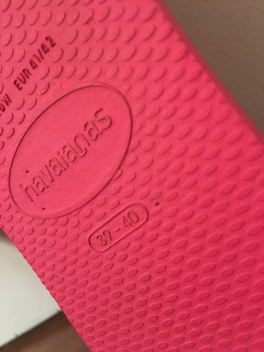 Ojotas Havaianas Color Fuccia Con Dijes 39-40