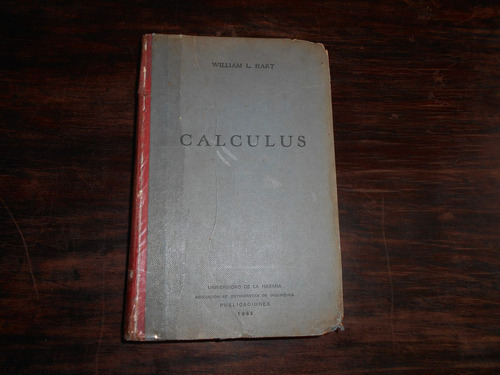 Calculus.            William L. Hart.             En Inglés.